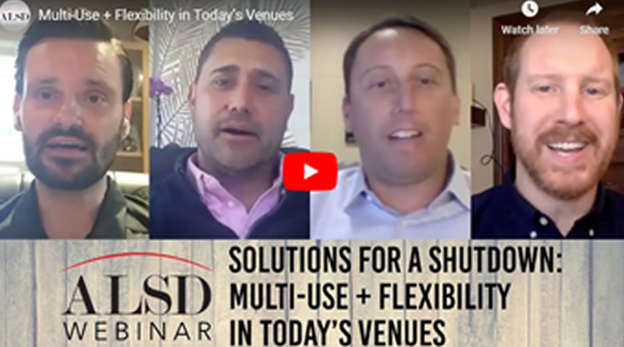 ALSD virtual panel: multi-use + flexibility in today's venues